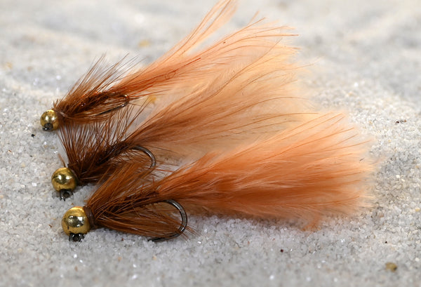 BrownMicro Woolly Bugger Jig Fly