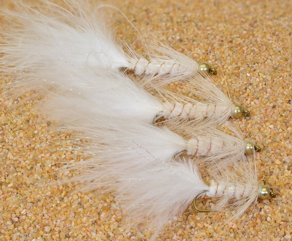 Bead Head White Woolly Bugger