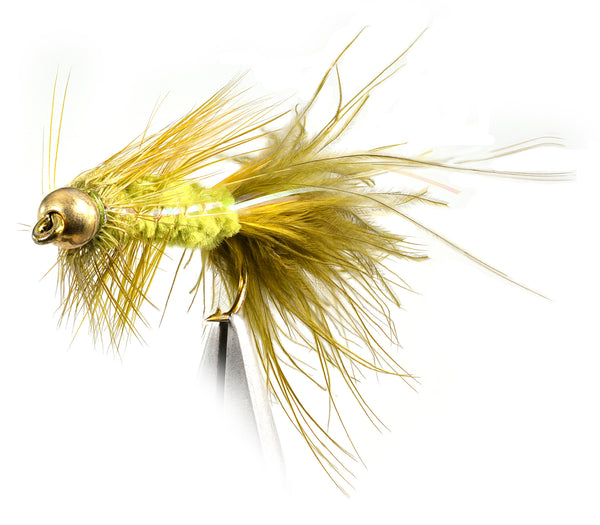 Bead Head Woolly Bugger Olive Streamer Flies
