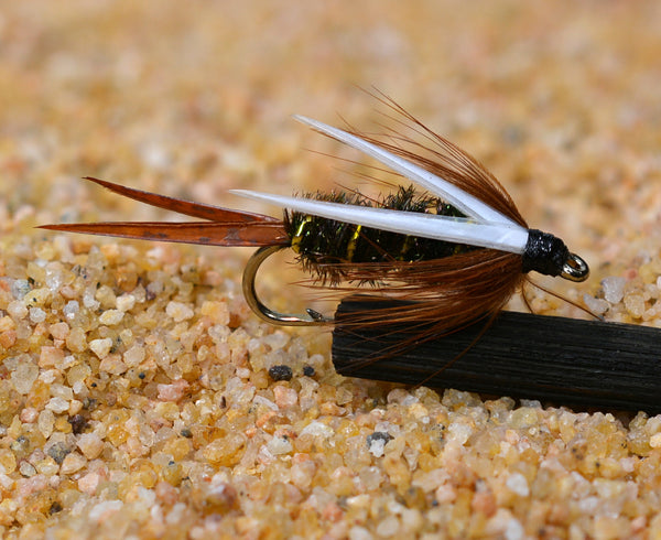 Trout Flies: BARBLESS Gold Head Nymphs x 12 size assorted 10's