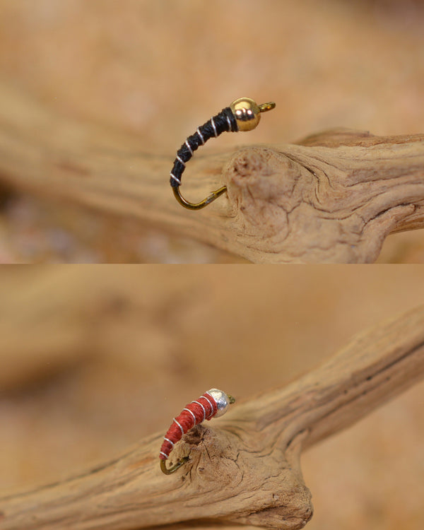 Tungsten Bead Zebra Midge
