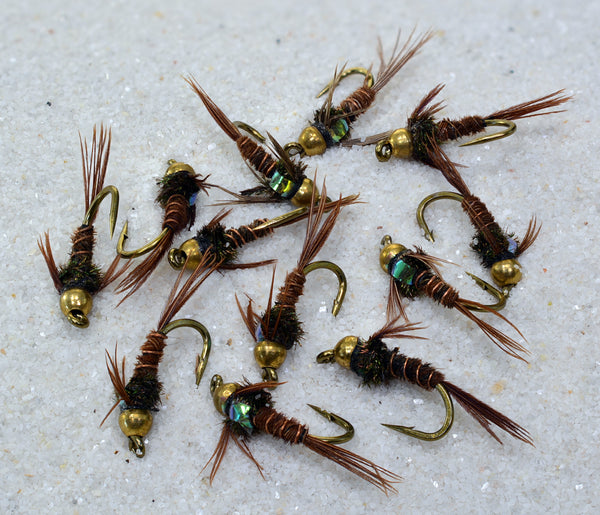 Bead Head Flash Back Pheasant Tail Nymph Fly