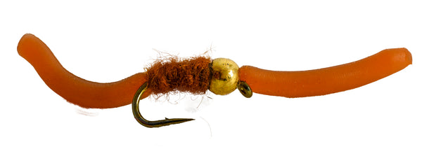 Squirmy Worm with Tungsten Bead - Hook #12
