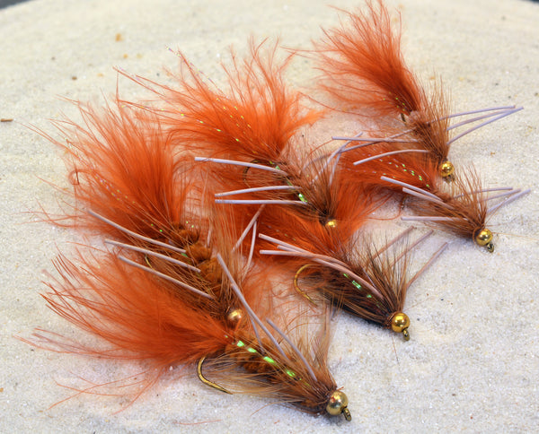 Bead Head Brown Woolly Bugger with Rubber Legs