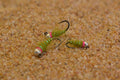 Walt's Sexy Worm Jig Fly – shown in three hook sizes, additional view