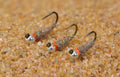 Walt's Sexy Worm Jig Fly – shown in three hook sizes