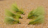 Olive Micro Woolly Bugger Jig Fly