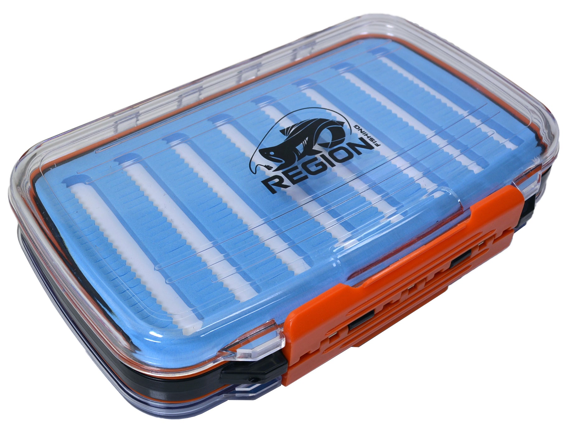 Water-Resistant Articulated Fishing Fly Box #1457