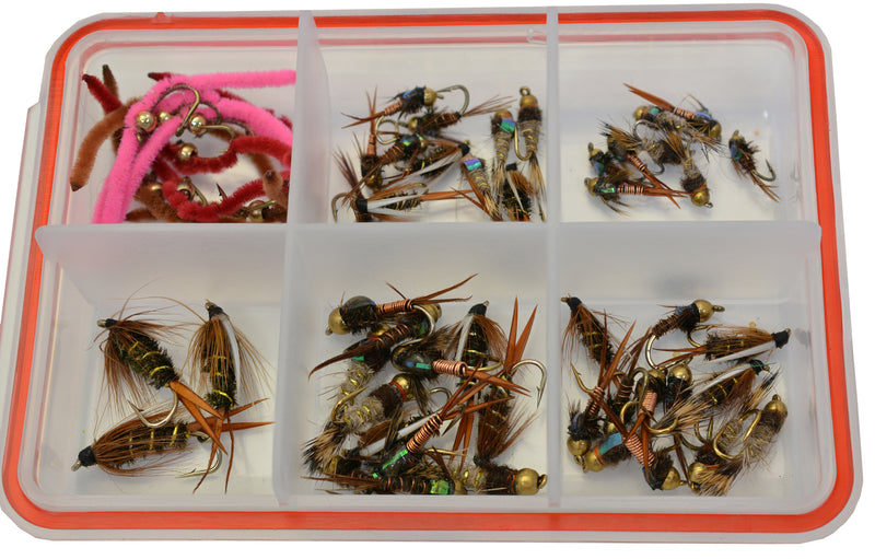 57 Flies Essential Nymph Assortment