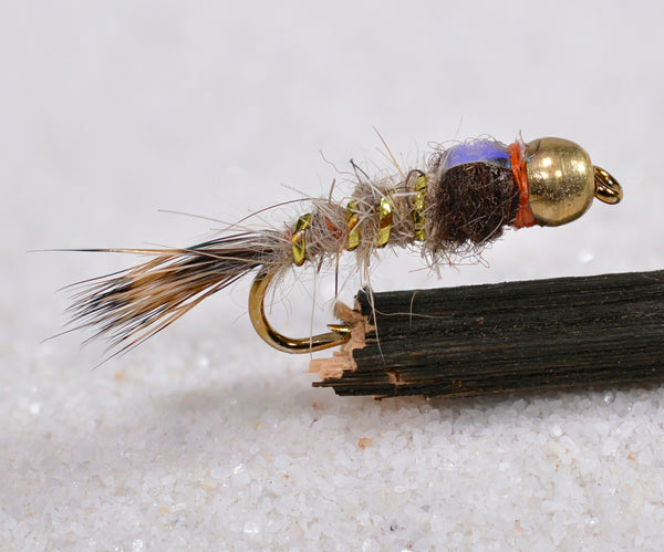 Bead Head Flash Back Hares Ear Nymph Fly