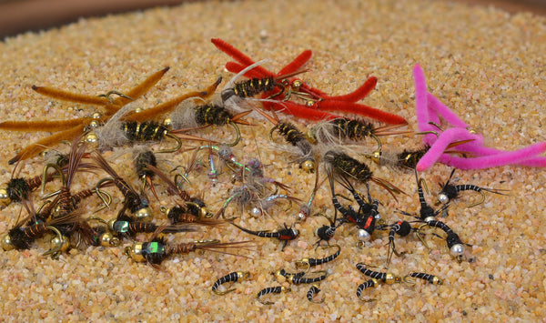 60 Count Premium Tungsten Nymph Fly Assortment