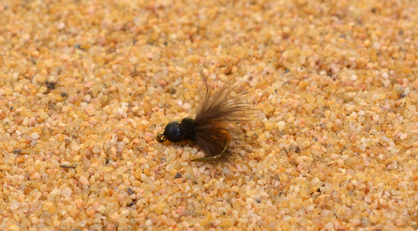 October Caddis Emerger Nymph Flies with Soft Hackle