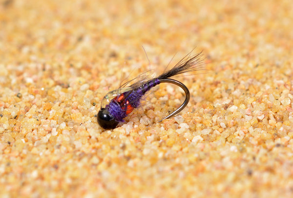 Tungsten Purple Two Bit Hooker Jig Fly