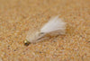 White Micro Woolly Bugger Jig Fly