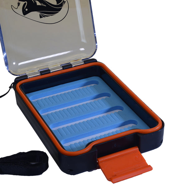 thumbnail image 2 of Compact Fishing Gear Thin Single Sided Fly Box - Magnetic Fly 2 of 13