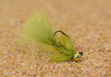 Olive Micro Woolly Bugger Jig Fly