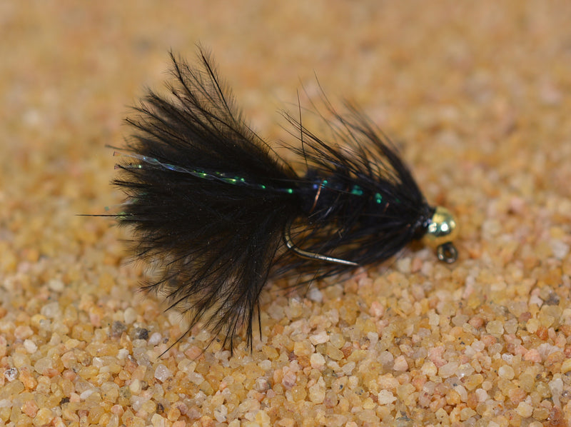 Black Micro Woolly Bugger Jig Fly