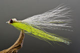 Chartreuse and White Clouser